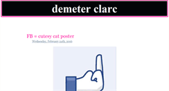 Desktop Screenshot of demeterclarc.com