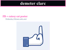 Tablet Screenshot of demeterclarc.com